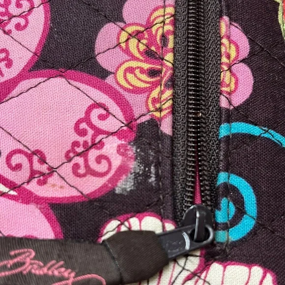 Vera Bradley zip-around wallet, retired Mod Floral Pink pattern—cigarette smell - Picture 6 of 6